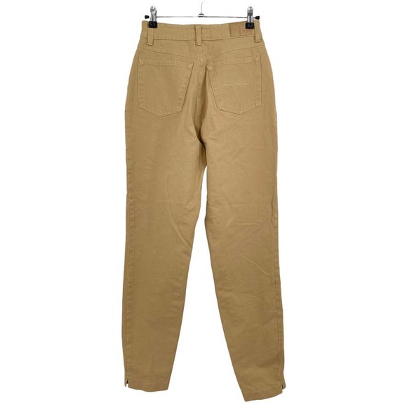 CAMBIO High Rise Camel Khaki Tan Jeans 30" Inseam - Size 6 - Picture 4 of 13